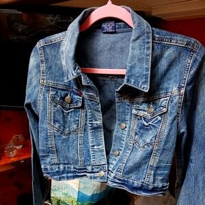 Jean crop top jacket